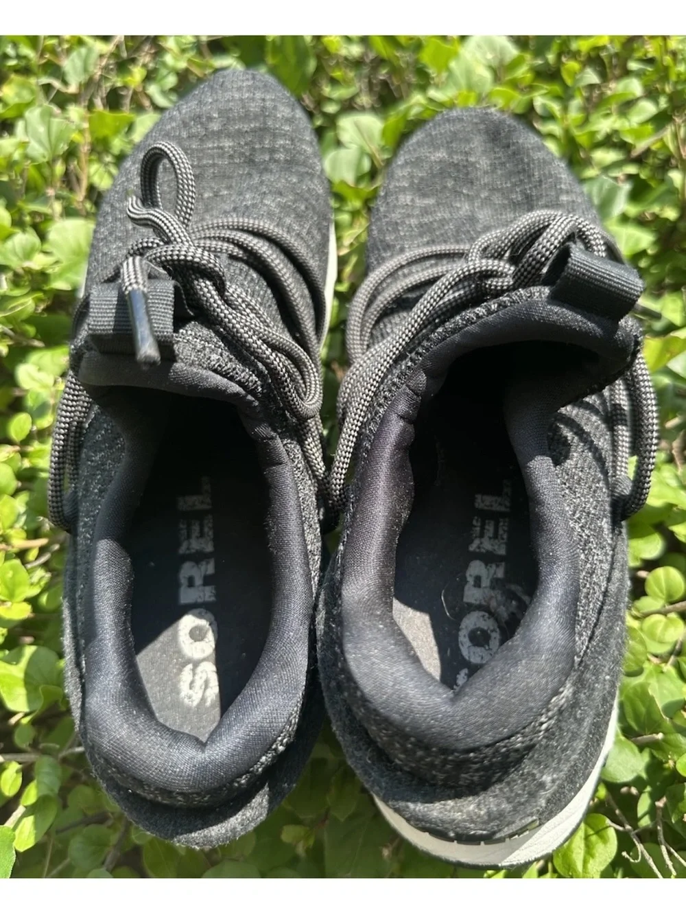 Sorel Kinetic Knit Women's Sneakers Shoe Black Comfort Hiking Trail 10.5